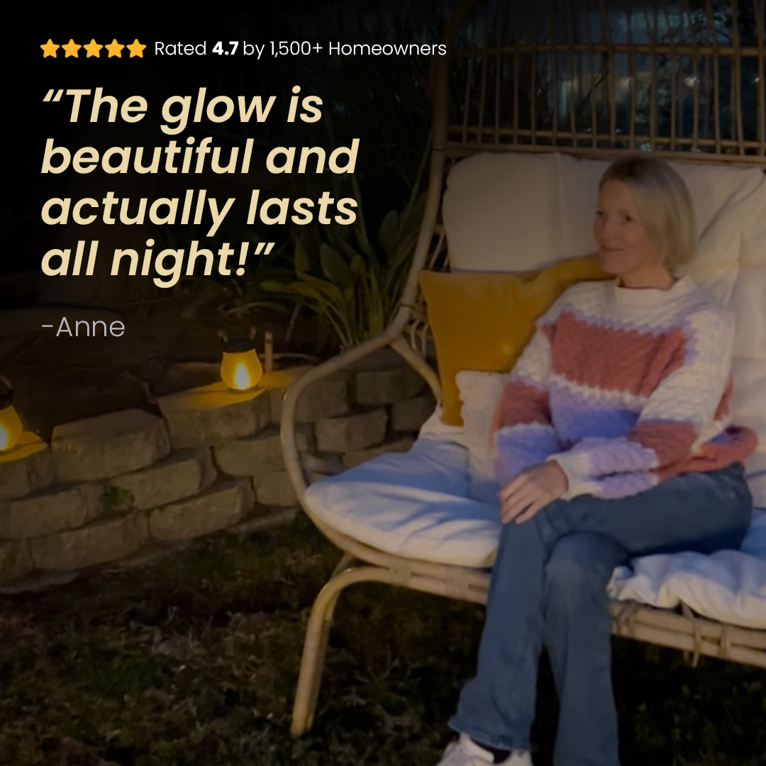 Lóna Solar Ljósker – Hlýtt Logaljós fyrir Útirými