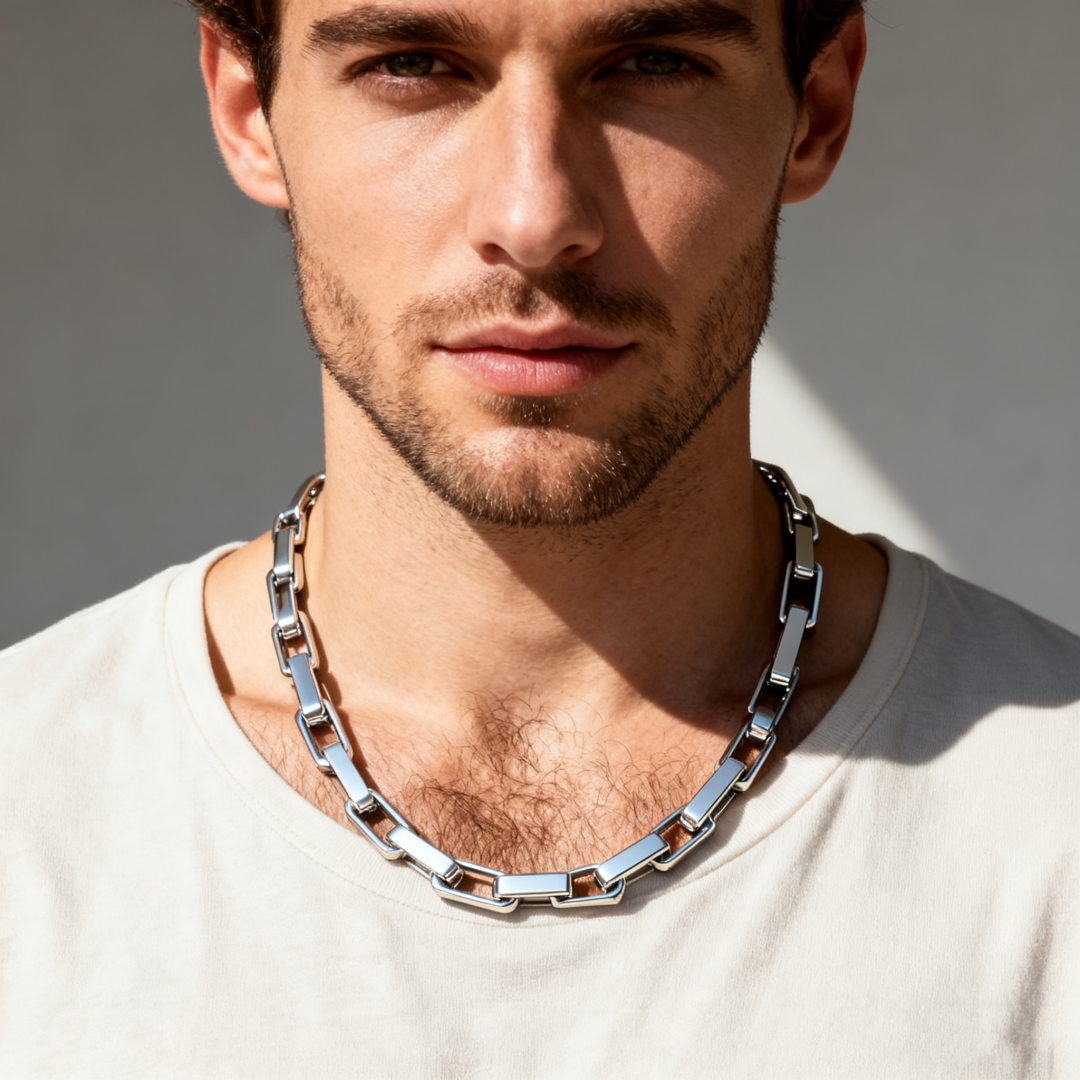 Lóna Ferhyrnd Títanstálkeðja