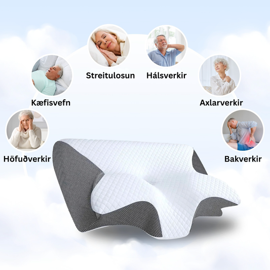 Lóna – Ergónómískur Verkjastillandi Koddi