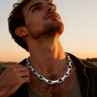 Lóna Ferhyrnd Títanstálkeðja