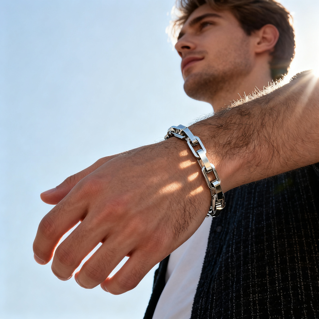 Lóna Ferhyrnd Títanstálkeðja