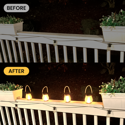 Lóna Solar Ljósker – Hlýtt Logaljós fyrir Útirými